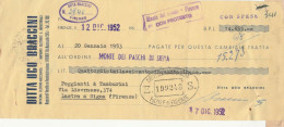 CAMBIALE CON MDB 1952 (HP754 - Fiscale Zegels