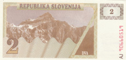 BANCONOTA SLOVENIA 2 UNC (HP93 - Slovénie
