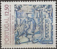 PORTUGAL 1983 Tiles - 12e.50 - Turkish Horseman (18th-century) FU - Oblitérés