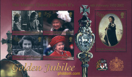 87987 MNH ANTARTIDA BRITANICA 2002 50 ANIVERSARIO DEL ACCESO AL TRONO DE LA REINA ISABEL II - Ungebraucht