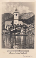 E123) ST. WOLFGANG / Wolfgangsee - Boot Kirche  Häuser - Im Weißen Rössl ALT - St. Wolfgang