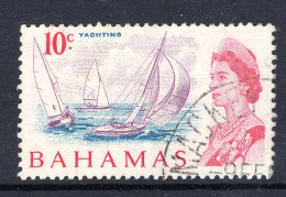 Bahamas 1967-71 Pictorials - Toned Paper - 10c Yachting Used (SG 301) - Bahamas (1973-...)