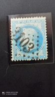 N°29. Napoléon 20c Bleu. Oblitéré Losange G.C.3103 Reims (marne) - 1863-1870 Napoléon III Con Laureles