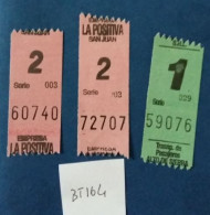 LOTTO 3 BIGLIETTI TRASPORTO ARGENTINA RARI (BT164 - Monde