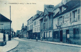 - Val D Oise -ref-A47- Viarmes -rue De Paris - Hôtel - Café - Tabac - Casse Croûte " Ici C Est Meilleur Qu'en Face " - - - Viarmes