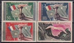 Togo 1959 (MNH) (Mi 262-265) - Great Egret (Casmerodius Albus) - Collections, Lots & Series