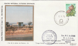 ESPACE (CNES) -  Lettre Philatélique " Station De Pretoria " Tiros N-Argos - Afrique