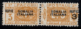 Somalie 1923 Sass. 28 Neuf ** 100% 3 R Sur 3 L - Somalia