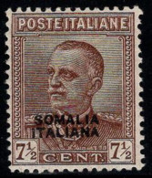 Somalie 1928 Sass. 116 Neuf * MH 100% 7 1/2 Cent - Somalia