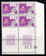 France 1984 Yv. 182 Neuf ** 100% Preoblitérés 1 F.14 - Voorafgestempeld