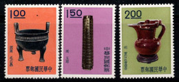 Taiwan 1960-61 Mi. 409-411 Neuf ** 100% Art - Unused Stamps