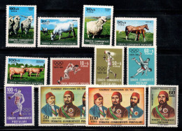 Turquie 1964 Mi. 1919-1930 Neuf ** 100% Aimali, Chevaux, Jeux Olympiques, Personnalités - Ungebraucht