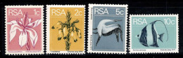 Afrique Du Sud 1974 Mi. 463A-466A Neuf ** 100% Flore Et Faune, Poissons, Fleurs - Neufs