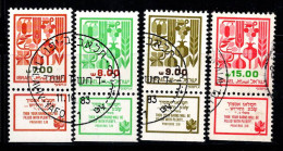 Israël 1983 Mi. 943-946 Oblitéré 100% Fruits De La Terre De Canaan, Emblème - Used Stamps (with Tabs)