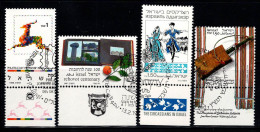 Israël 1989 Oblitéré 100% Bédouins, Circassiens, Emblèmes - Used Stamps (with Tabs)