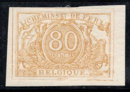 Belgique 1882 Mi. 12 Neuf * MH 40% Ferroviari, 80 C, Armoiries - Mint