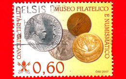 VATICANO - Usato - 2007 - Nuovo Museo Filatelico E Postale - Monete Del Vaticano - 0,60 - Oblitérés