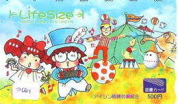 Carte Prepayee JAPON * (2061) BALLON * MONTGOLFIERE - Hot Air Balloon * Aerostato * Heißluft Prepaid CARD JAPAN - - Sport