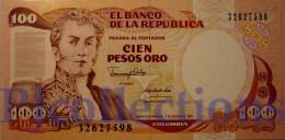 COLOMBIA 100 PESOS ORO 1991 PICK 426A UNC - Colombia