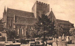 BRECON, PRIORY CHURCH, ARCHITECTURE, GRAVEYARD, UNITED KINGDOM - Breconshire