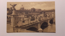 LAZIO ROMA CITTÀ NUOVO PONTE V.EMANUELE Formato Piccolo Non Viaggiata Anni 10/20 Condizioni Buone - Bridges