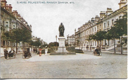 CPSM. ANGLETERRE (KENT). FOLKESTONE. HARVEY STATUE. - Folkestone