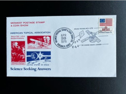 UNITED STATES USA 1976 COVER SCIENCE SEEKING ANSWERS 30-04-1976 VERENIGDE STATEN AMERICA SPACE VIKING - Amérique Du Nord