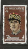 Nouvelles-Hébrides N° YT 294 Oblitéré  De Gaulle  1970 - Oblitérés