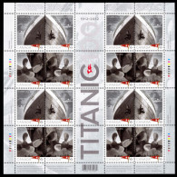 Canada 2012 Titanic Ordinary Gum Sheetlet Unmounted Mint. - Neufs