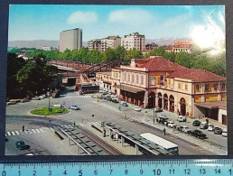 TORINO : 1972  STAZIONE  DI  PORTA   SUSA  - CARTOLINA  ANIMATA  E  VIAGGIATA . - Stazione Porta Nuova