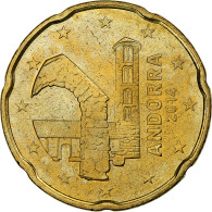 Andorre, 20 Euro Cent, 2014, SPL, Laiton, KM:New - Andorre