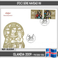 B1039# Islandia 2009 [FDC] Serie Navidad (N) - FDC