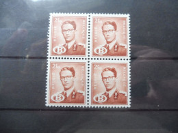 Belgique Belgie Dienstzegels Service Bl Bloc Blok De 4 S S 60 Baudouin Boudewijn Neuf Luxe Mnh ** 1954 - Postfris