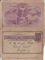 NEW ZEALAND 1897 LETTER CARD SENT FROM APITI TO FEILDING - Storia Postale