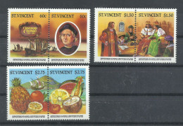 ST VINCENT,  SERIE TEMA COLON    MNH  ** - Christopher Columbus