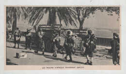 Les Troupes D'Afrique Traversent Ajaccio Camion à Identifier - 1939-45