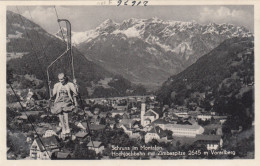 E158) SCHRUNS Im Montafon  - Hochjochbahn Mit Zimbaspitze - Voarlberg - FRAU Am Sessellift ALT ! - Schruns