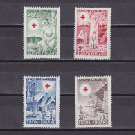 FINLAND 1949, Sc# B94-B97, Semi-Postal, Red Cross, MH - Nuovi