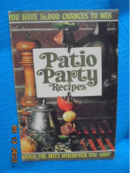 Patio Party Recipes 1968 - Américaine