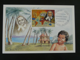 Carte Maximum Card Première Femme Missionnaire Wallis Et Futuna 1996 - Tarjetas – Máxima