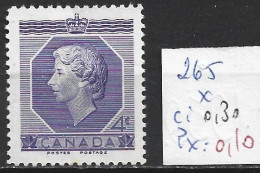 CANADA 265 * Côte 0.30 € - Unused Stamps