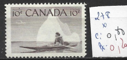CANADA 278 * Côte 0.80 € - Unused Stamps