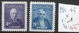 CANADA 284-85 * Côte 1 € - Neufs