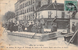 POLITIQUE Crue De La Seine 1910 - Fallières - Briand - Millerand - Lépine - Coutan - Deputé  - Carte Postale Ancienne - Personnages