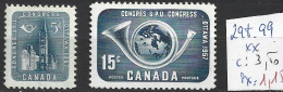 CANADA 298-99 ** Côte 3.50 € - Ungebraucht