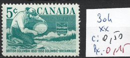 CANADA 304 ** Côte 0.50 € - Unused Stamps