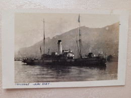 Carte Photo , Crocodile Fire Boat  ,bateau Pompe - Ferries