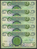 IRAQ. 5 Pieces X 1 Dinar 1984. UNC. Pick 69 - Iraq