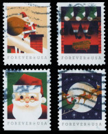 Etats-Unis / United States (Scott No.5644-47 - Christmas) (o) Set P3 - Used Stamps