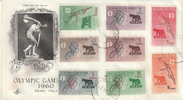 FDC GIOCHI OLIMPICI 1960 MALDIVE (OG154 - Estate 1960: Roma